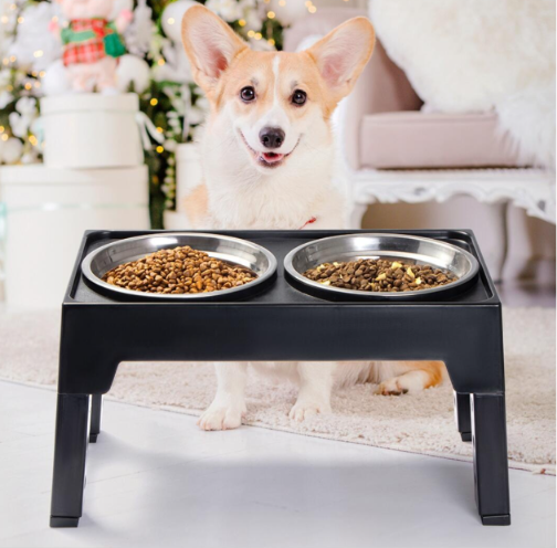 The Noble Elevated Bowl — Adjustable Raised Dog Feeding Station