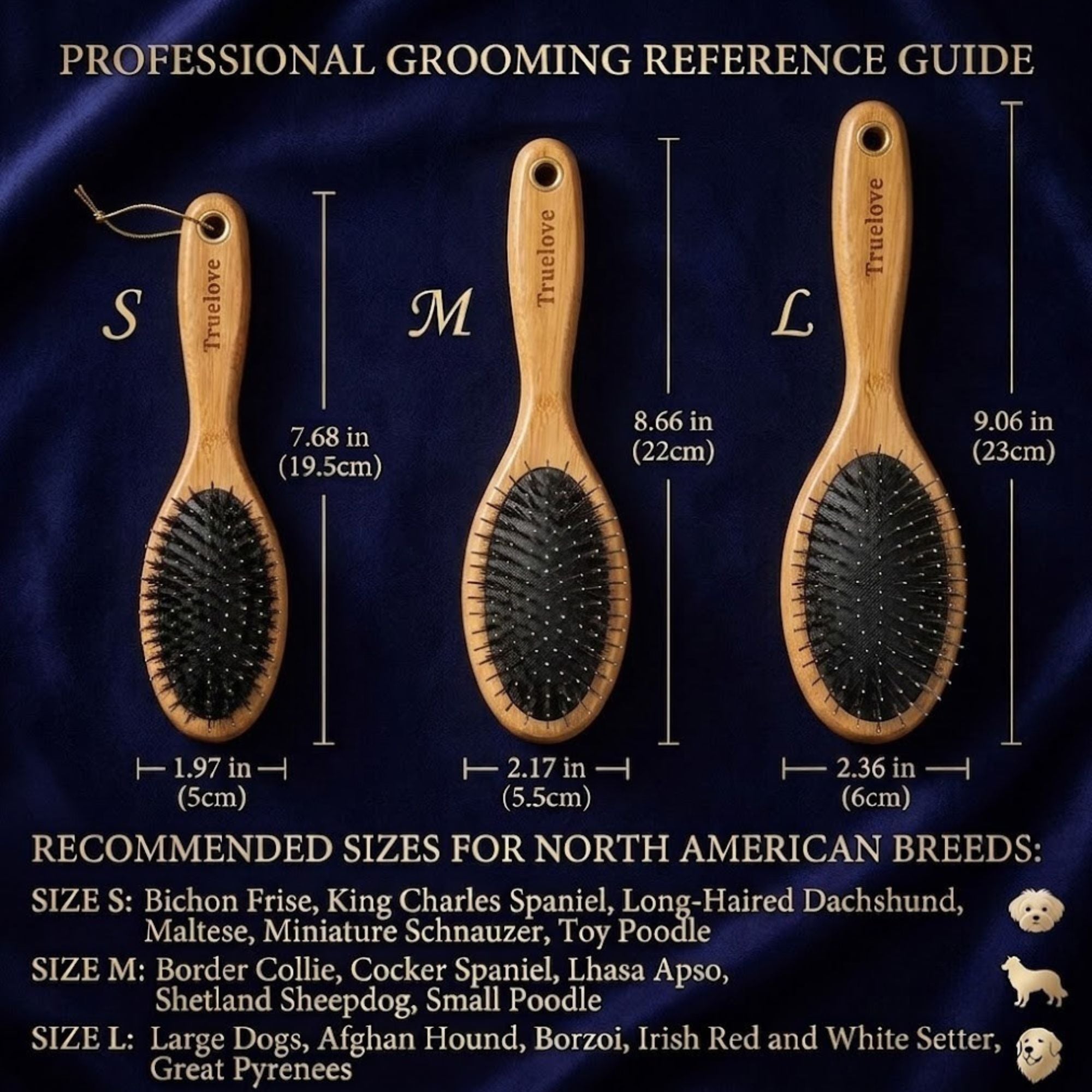 The Noble Groom Brush — Dual-Sided Bamboo & Boar Bristle Dog Brush